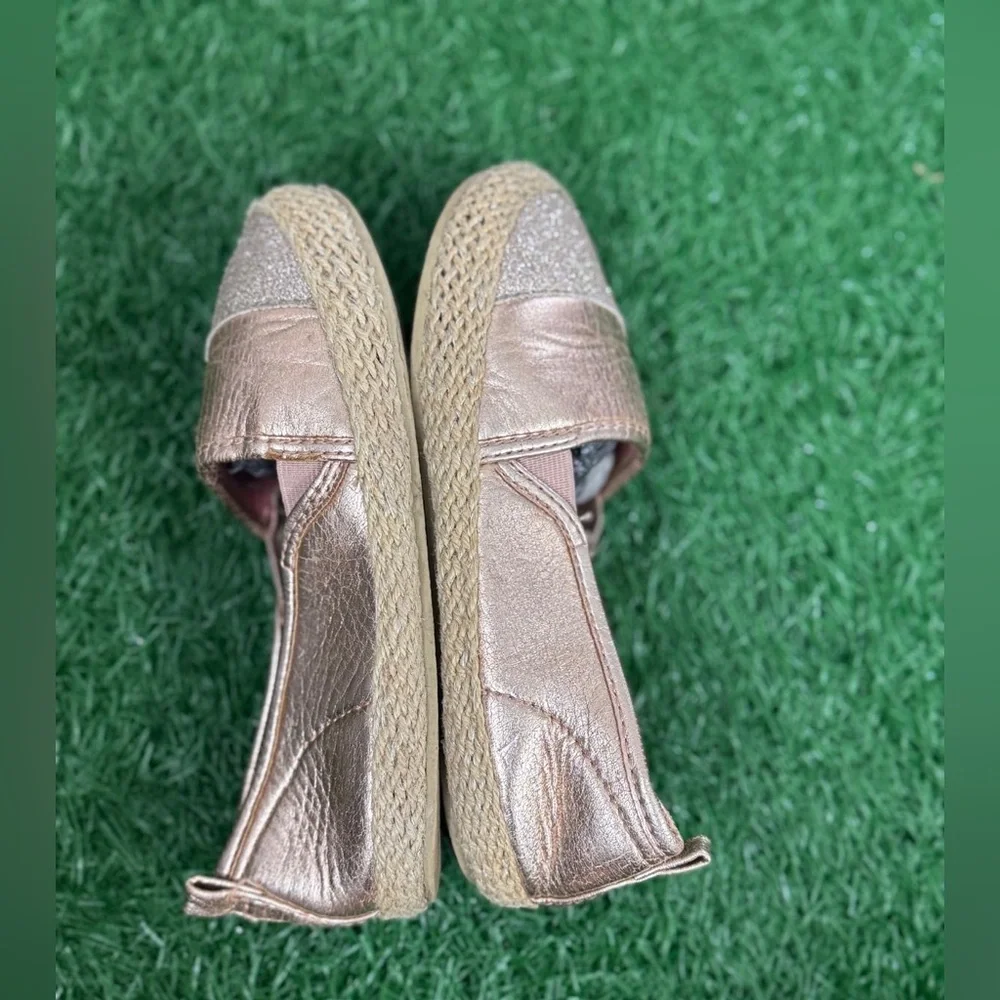 Gold Slip-On Espadrille Shoes‎ Size 1
